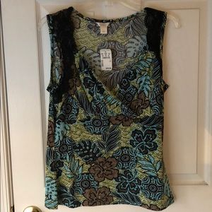 Christopher & Banks Knit Top; Size L; NWT